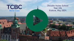 Video of pupils from independent school in Cheshire on school trip to krakow